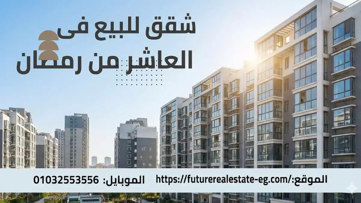 شقق للبيع في العاشر من رمضان – الأسعار – الأحياء – المساحات