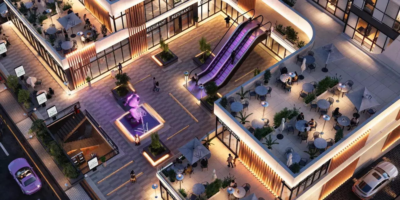 وصال مول Wesal Mall في العاشر من رمضان - وحدات تجارية وإدارية وطبية للبيع في حي المال والأعمال