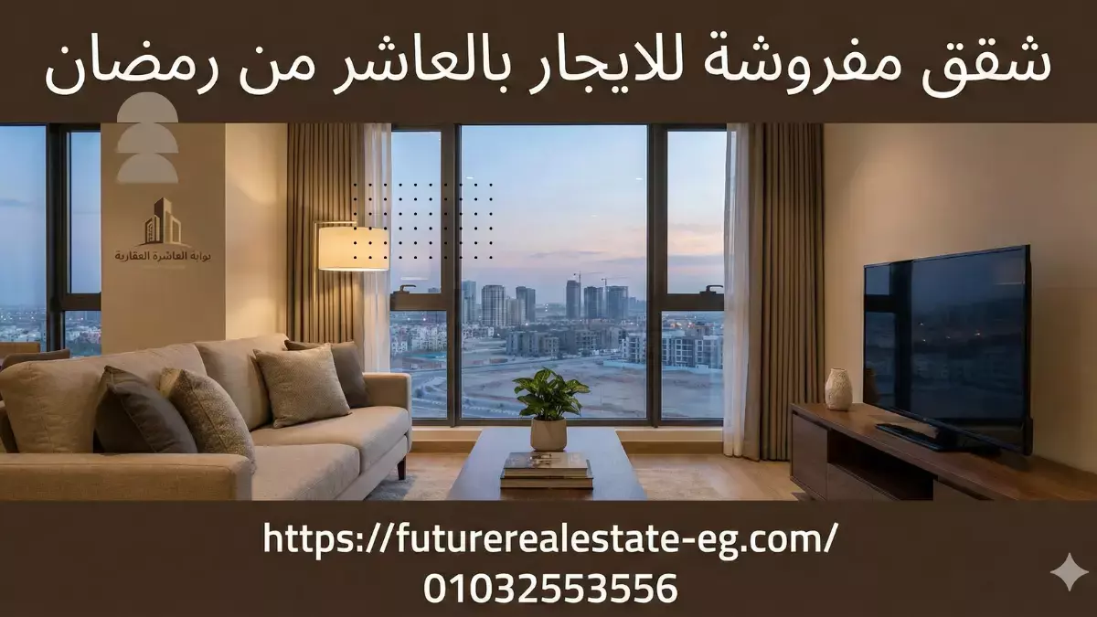 شقق مفروشة للايجار بالعاشر من رمضان