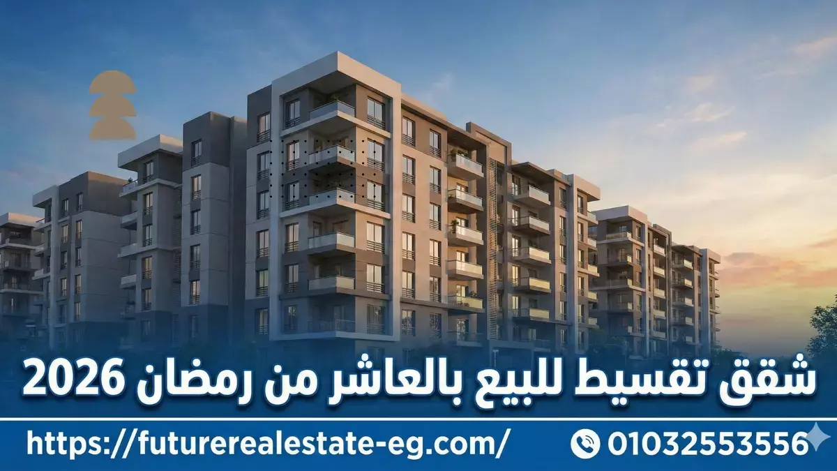 أسعار شقق تقسيط للبيع بالعاشر من رمضان 2026